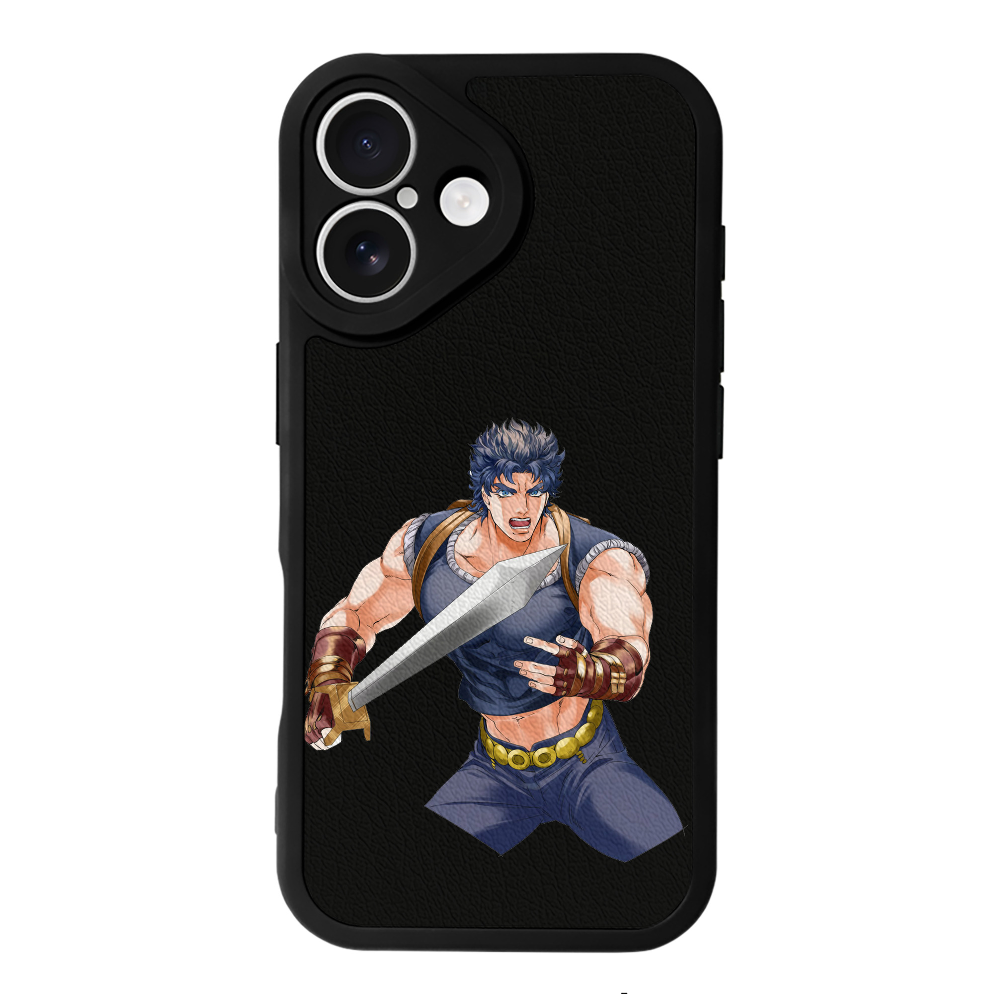 （画像用） ジョジョの奇妙な冒険 /ジョナサン?ジョースター JoJo's Bizarre Adventure Jonathan Joestar 【iPhone 16シリーズ対応】シリコンスマホケース（レザー調） 材質：シリコン